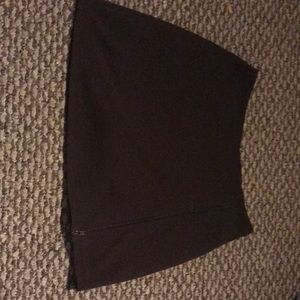 Brown skirt with shorts underneath